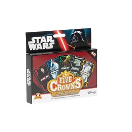 Five Crowns Card Games Star Wars – Family Games Night - Card Games for Families - Multi-Player - Star Wars Toys - Travel Games - Playing Cards - Family Activities