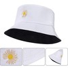YKKJ Fishing Hats Bucket Hat Cotton Unisex Foldable Fishing Hat