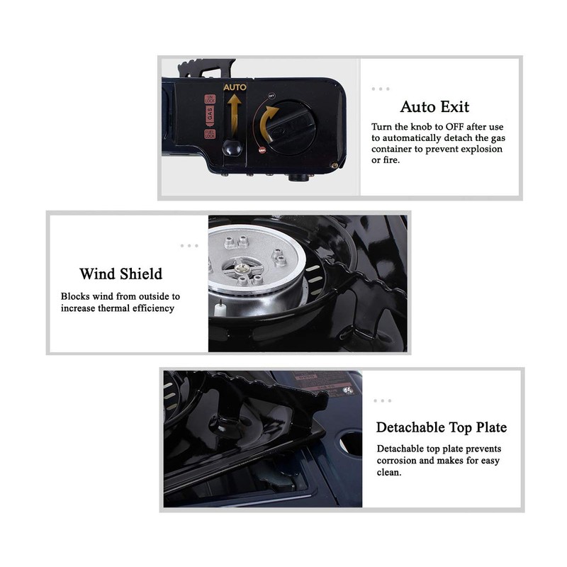 Suntouch Portable Gas Stove with Case (ST-7000 Blue)