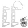 Ultralight Stainless Steel Camping Stove Cross Rack Bracket, Portable Pot