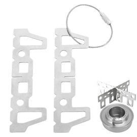 Ultralight Stainless Steel Camping Stove Cross Rack Bracket, Portable Pot Stand for Alcohol Stoves, Stable Cookware Holder for Backpacking Hiking Outdoor Adventures