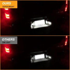 R&F Auto License Plate Lights for Ram 2500 3500 2019-2026 *Not for Ram 1500