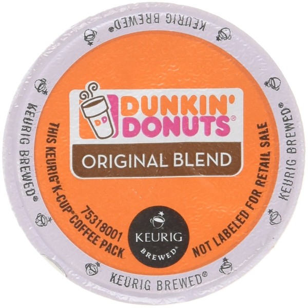 Dunkin Donuts Original Flavor Coffee K-Cups For Keurig K Cup Brewers, 32 Count (Packaging May Vary)