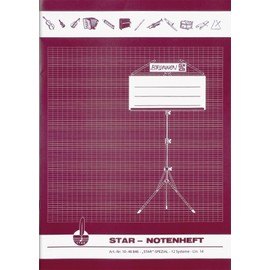 Brunnen 1046846 Note Pad – A4 – 8 sheets with Guide Lines)