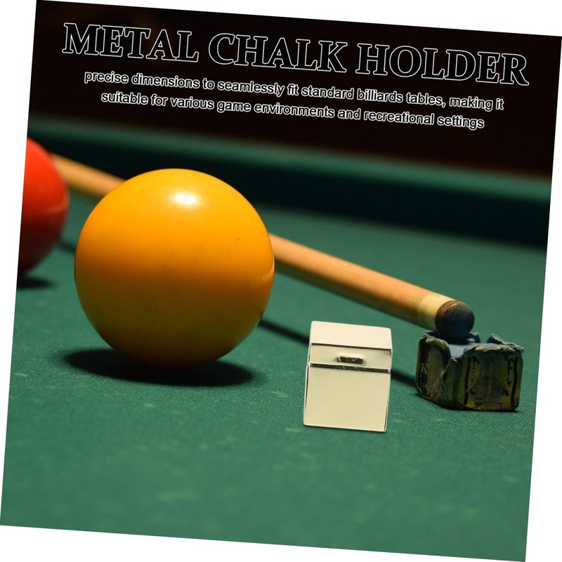 BESPORTBLE Chalk Cube Holder: Metal Anti Slip Chalk Holder for