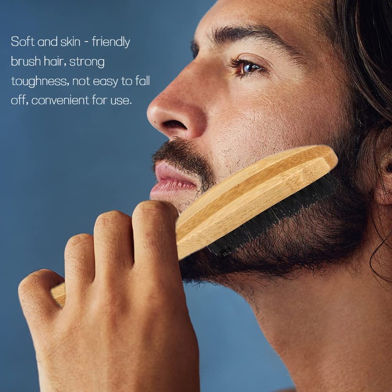 Cepillo para Barba Y Bigote, Cepillo para el Cuidado de