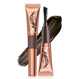 3D Peel-Off Eyebrow Tint Gel – Long-Lasting Waterproof Brow Colour, Natural-Looking Tint Lasts Up to 3 Days, Easy to Apply & Remove (03#BLACK BROWN)