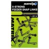 Fox Matrix X-Strong Feeder Snap Left Size 10