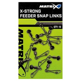 Fox Matrix X-Strong Feeder Snap Left Size 10