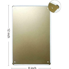 Flyhaw Medicinal Herbs and Their Uses Posters Metal Signs Wall Decor Room Decor Metal Signs Wall Decor 8x12 Inches