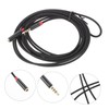 Gatuida 4pcs -Resistant 3.5mm Audio Cable Headphones Earphones Cable Extender