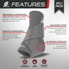 Sleeve Stars Ankle Brace for Sprained Ankle, Plantar Fasciitis Relief