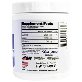 BCAA POWDER GAT SPORT 50 SERVICIOS