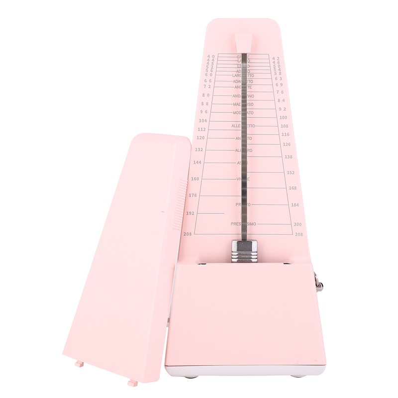 Metronome Metal Mechanical Core Violin Piano Guitar Musical Instrument AccessoriesPink