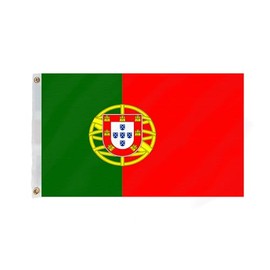 Flagmax Durable Portugal Flag with Eyelets - 5ft x 3ft (150cm x 90cm) Portuguese Flag for Indoor and Outdoor Use - Premium Portugal National Flag for Homes, Offices, and Events