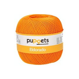 Puppets 4574010-00314 Crochet Yarn, 100% Cotton, 314, Thickness 10, 50 g, 52 g