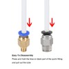 QitinDasen 5 Meters 3D Printer PTFE Teflon Tube with Cutter,
