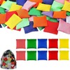 XUANZHI 15 Pieces Bean Bags for Tossing,Durable Nylon All-Weather Bean