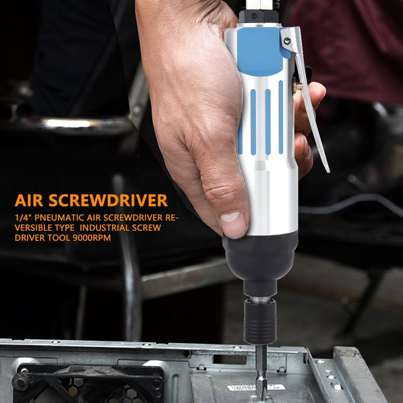 1/4" Pneumatic Air Screwdriver Reversible Type Industrial Screw Driver Tool