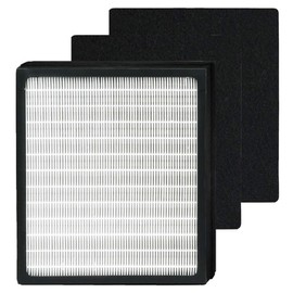 BBT BAMBOOST HEPA Filters D Fit for Idylis Air Purifiers Idylis AC-2118, AC-2123, IAP-10-280, 1AP10280, Part# IAF-H-100D, Includes 1 HEPA Filters & 2 Carbon Filters