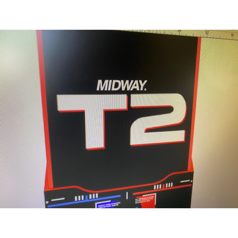 Arcade1up Arcade 1 up Terminator 2 midway Decals