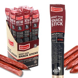 Sweet Honey Ham Meat Sticks 26pc | 100% Ham, High Protein, Low Carb, Keto, Gluten Free, No MSG, Healthy Snack Stick | Individually Wrapped Snacks