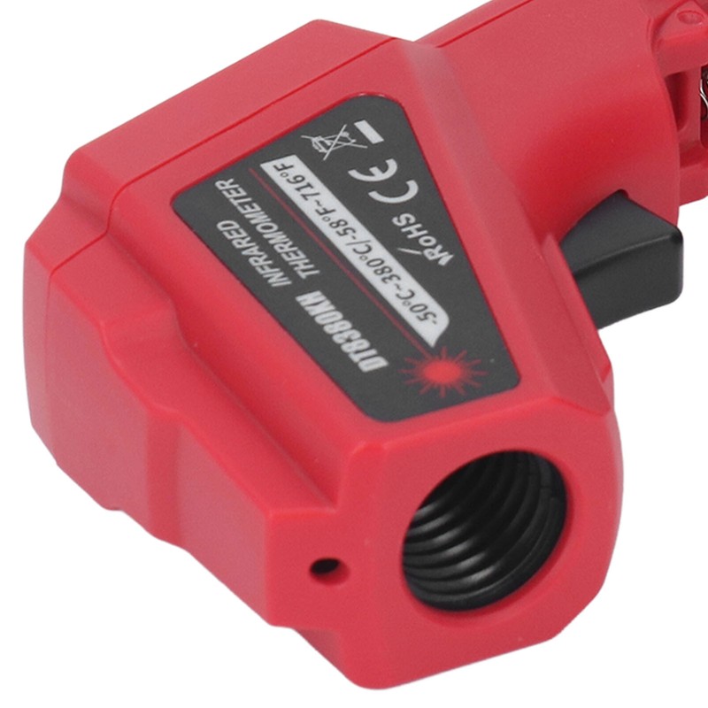 Infrared Thermometer Backlit LCD Light Indicator No Contact Temperature Meter