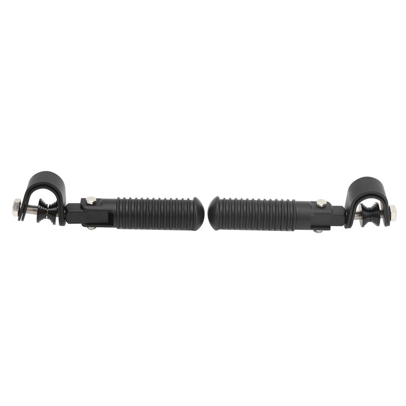 Pair of Motorcycle Foot Pegs Clamp Footrest Mount for 1in