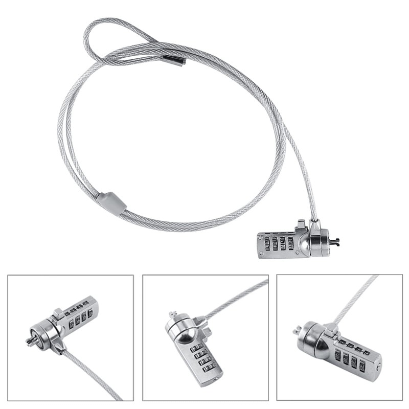 Security Lock, Computer Security Wire Lock, Password Lock, Cable Chain,