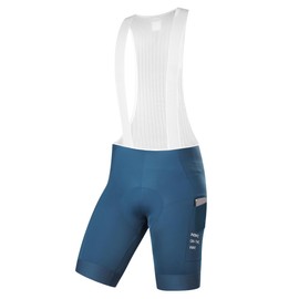INBIKE Bib Shorts Cycling Shorts Bib Shorts Padded Men with Pocket Summer Breathable Elastic, blue