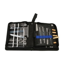Culinary Portable Size Tool Set Fruit Plants Fruit Garrison Food Exfoliating Size Tool Kit with Bag, 46 Pieces