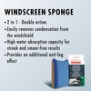 SONAX Windscreen Sponge 417100 | Dual Action Cleaning Sponge for