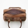The Medium Duffel - Chestnut Tartan, L:30cm W:15cm H:18cm