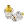 Superbat UHF to SMA Adapter, UHF Male/Fmale (PL259/SO239) to SMA
