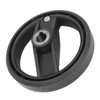 2 Spoke Hand Wheel with Folding Revolving Handle Plastic Machine