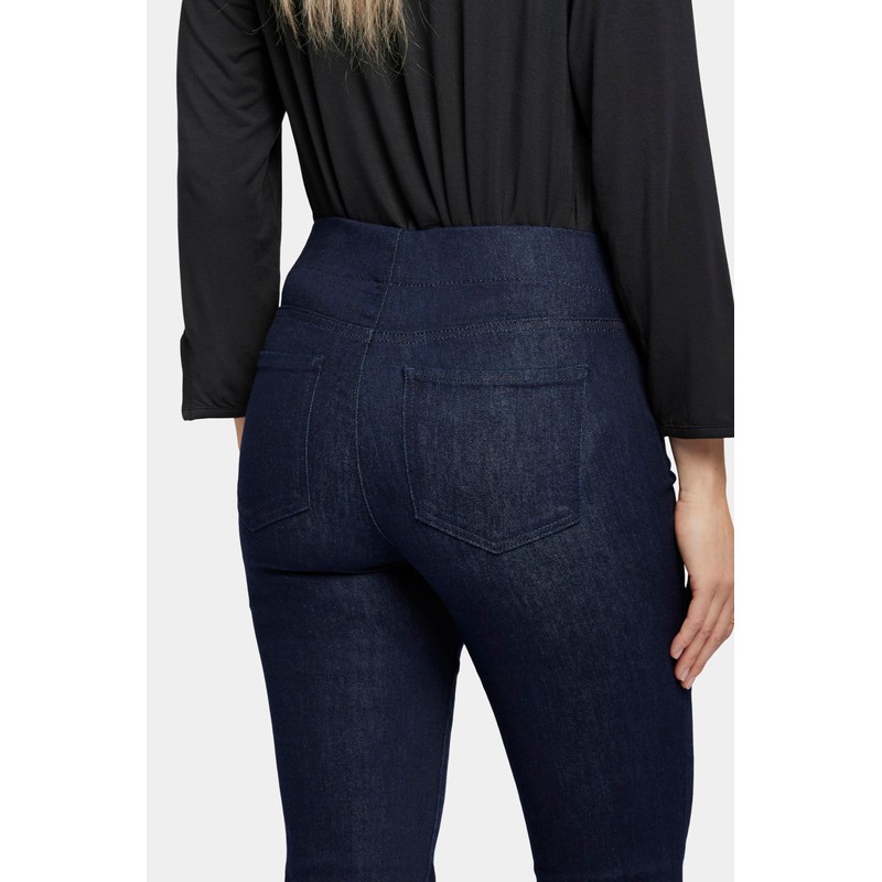 NYDJ Women's Pull On Marilyn Straight Jeans, Rinse