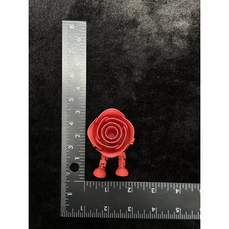 Unbranded 3D Printed Rose With Legs That Move Perfect Gift