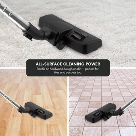 Vacuum Brush Head for Henry Hoover Attachments – 32mm Floor & Carpet Tool Nozzle, Compatible with Numatic Henry, Hetty, James, NRV – Single Pedal, 270mm Wide Henry Hoover Head Replacement.