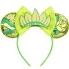 HAMUTH Mouse Ears Headband,Princess Tiana Ears for Women Girls Boys,Princess