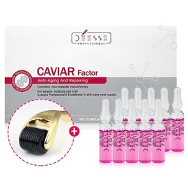 Desse High Concentration Ampoule Caviar Factor 2mlx10 (Derma Roller included) / 데쎄 고농축 앰플 캐비어 팩터 2mlx10(더마롤러 증정)