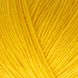 Estako Happy Wool (2 Skeins Pack) 40% Merino Wool 20% Cashmere Type Polyamide 40% Acyrlic Fingering Weight Soft Knitting and Crochet Yarn (2 x 1.76 oz) (2 x 191 yds) (8012 - Yellow)