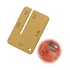 TVETE Leather Craft Ruler, Leather Craft Tool, Ruler with 5