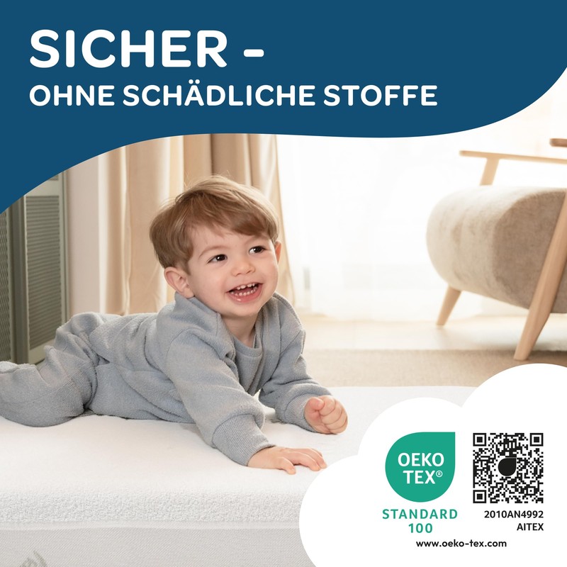 DolciSogni Mattress Protector 60 x 120 cm (Pack of 2)