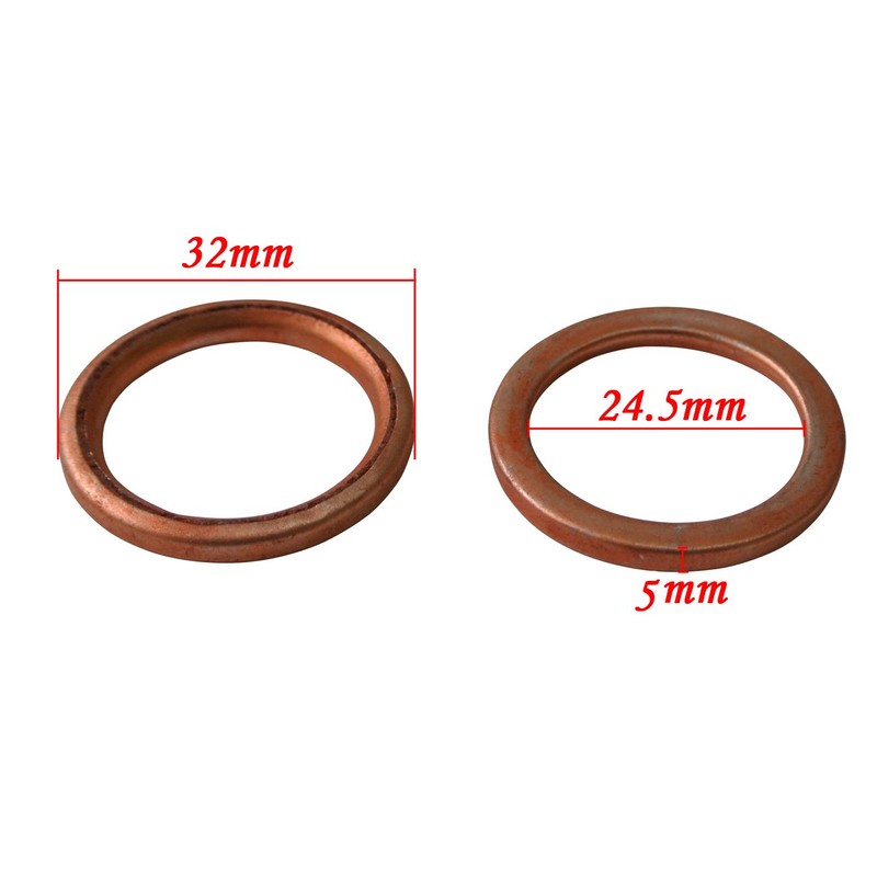 JRL Pit Dirt Bike Exhaust Crush Gasket 50cc 110cc 125cc