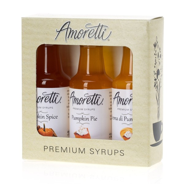 Amoretti Premium Syrups Pumpkin 3 Pack (50ml)
