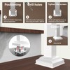 MDpygsfj Hand Rails for Outdoor Steps, 4 Step Handrail Stair