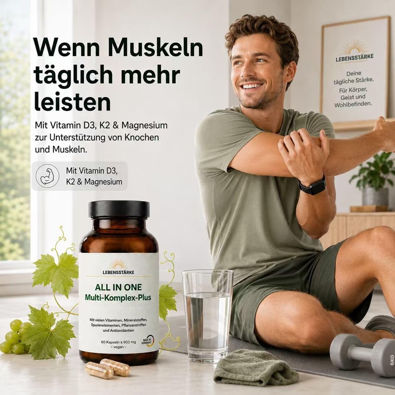 Multivitamin Complex Plus All-in-One, the unique quality blend of the