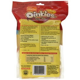 Hartz Oinkies Pig Skin Twists Chews For Dogs