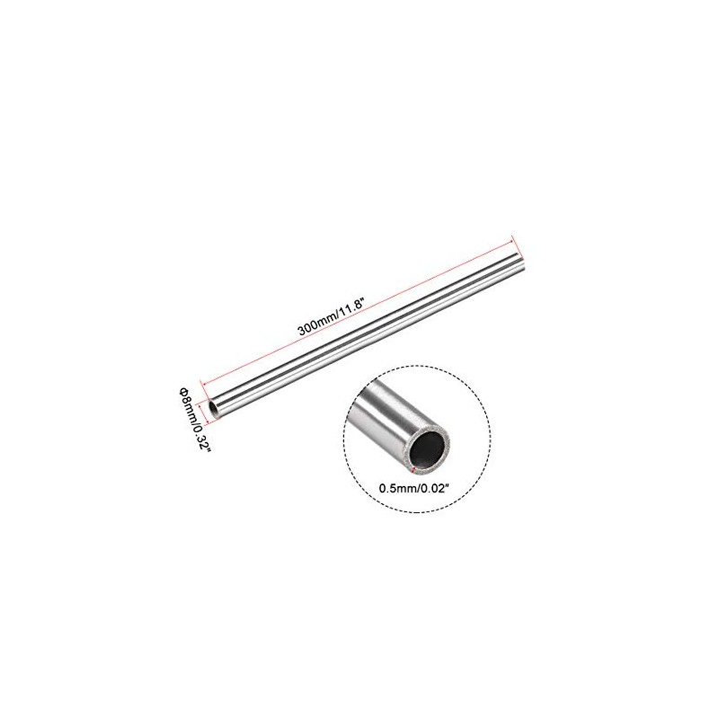 sourcing map Capillary Tube Made of 304 Stainless Steel 7