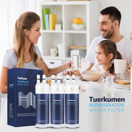 TUERKUMEN water filter replacement, Compatible with,EDR1RXD1,EDR1RXD1B,Filter1,WHR1RXD1,KAD1RXD1,P4RFWB,P8RFWB2L,46-9930,46-9081,3 Pack